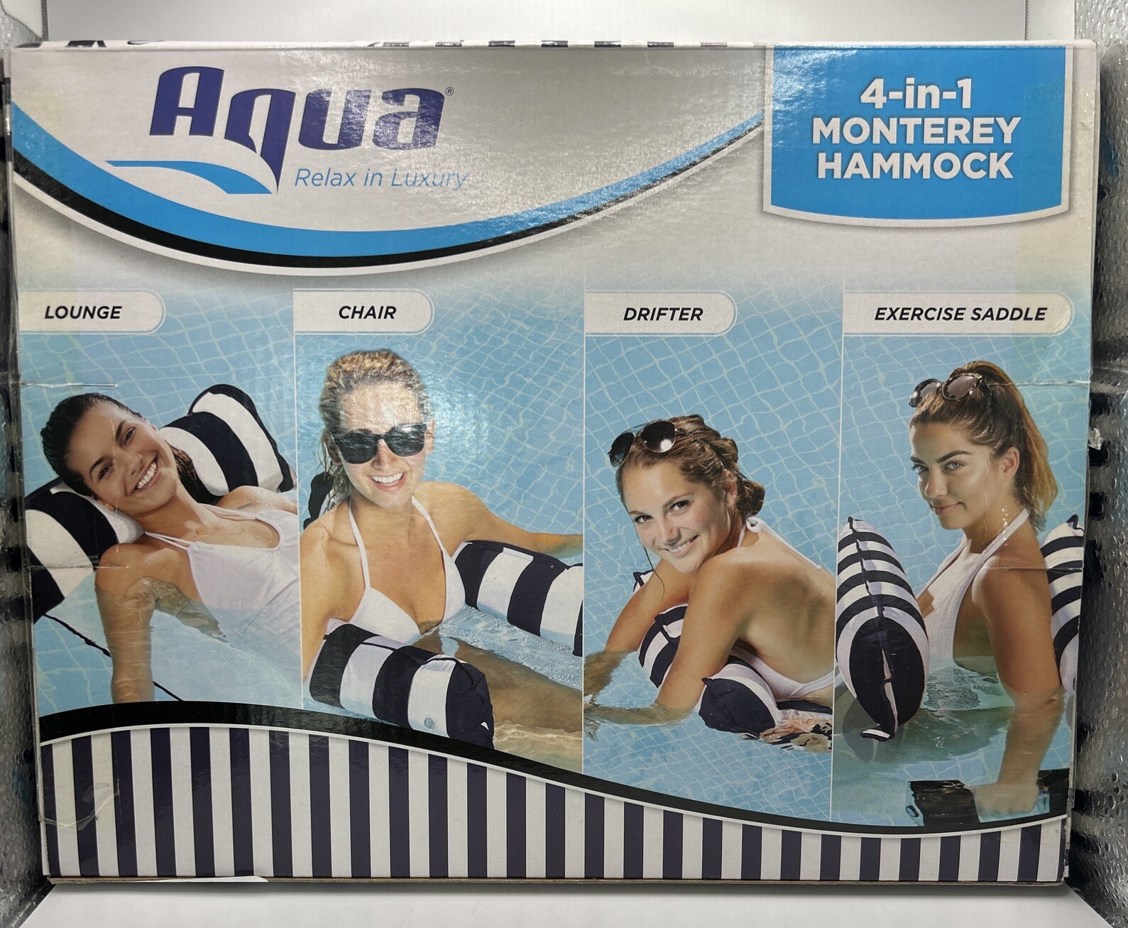 Pool Floats Aqua Monterey 4-in-1 Pool Hammock Extra Large