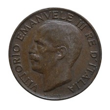 5 centesimi 1936 Spiga II tipo- Roma - Vittorio Emanuele III -Regno d'Italia-BB+