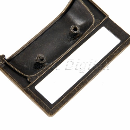 81*51mm Office Library Cabinet Drawer File Tag Frame Label Holder Pull Handle - Picture 8 of 12