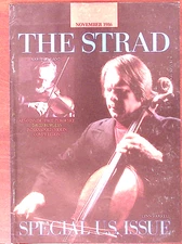 THE STRAD MAGAZINE NOV 1986 LYNN HARRELL AARON ROSAND PAUL ZUKOFSKY MORE W162