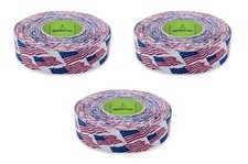 RENFREW PRO 3 Roll Pack Cloth Hockey Stick Tape - 24MM x 25M AMERICAN FLAG 