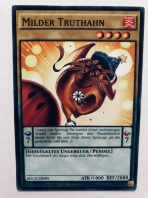 YU-GI-OH Milder Truthahn MACR-DE095 Maximum Crisis 1. Auflage