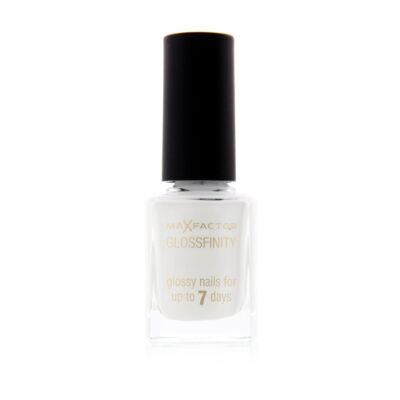 Max Factor Glossfinity Nail Polish 10 Snow White Brand New