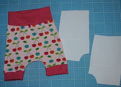 Schnittmuster Kurze Baby Pumphose Mitwachshose Hose Gr 56 Schablone Fertig Ebay