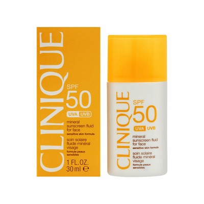 clinique spf 50 mineral fluid for face