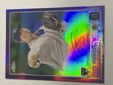 2015 Topps Chrome - Rookie Autographs Buck Farmer #AR-BFR Refractor /499 (AU, RC