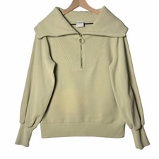 Varley Vine 1/2 Zip Pullover Ribbed Sweater Desert Sage Women's Size XS