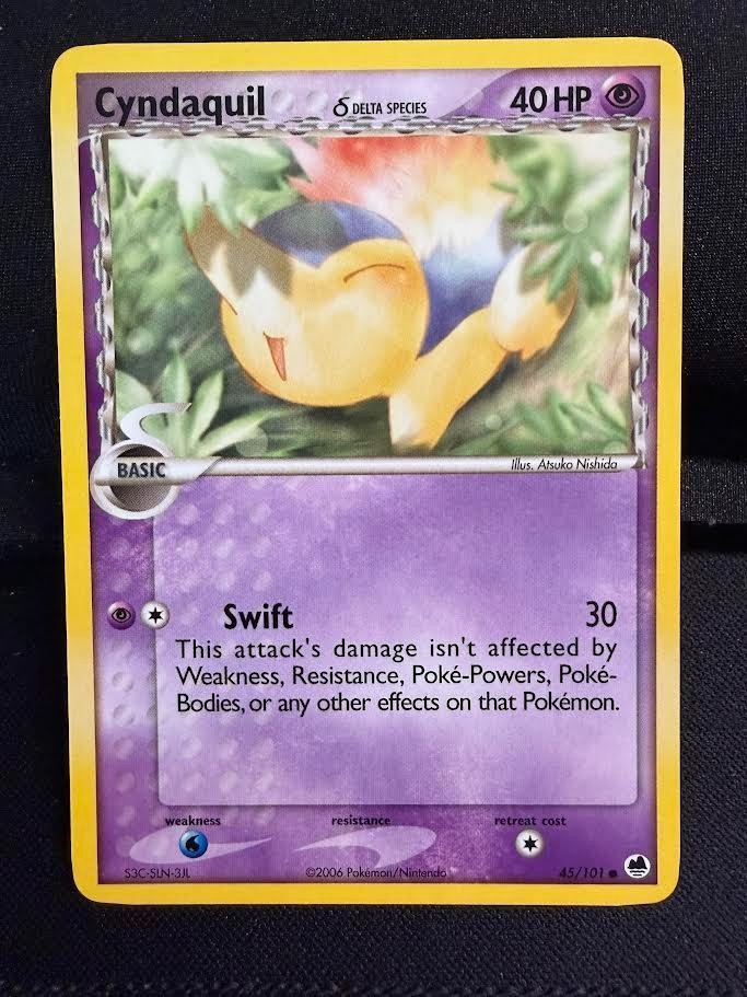 Pokemon Ex Dragon Frontiers Cyndaquil Common (45/101) NM/LP
