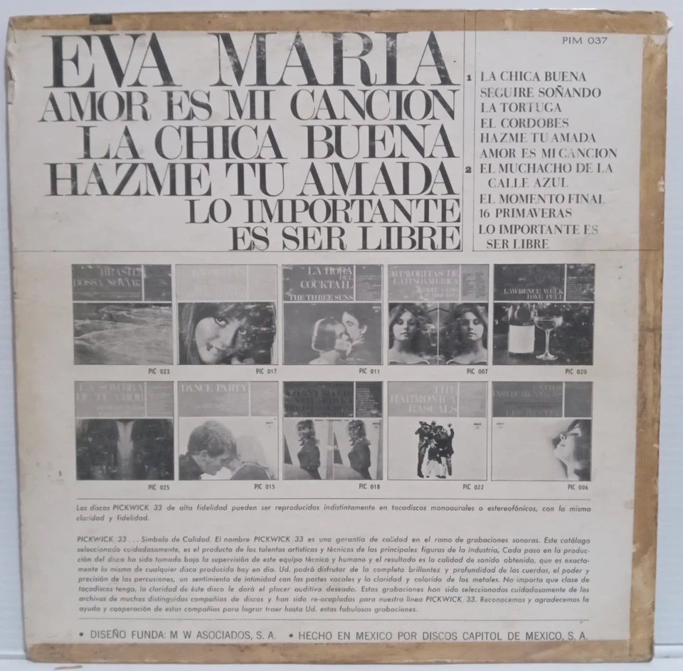 EVA MARIA MEXICAN GOGO LP 1967 LOS PROFETAS NORTHERN SOUL HEAR! ABRAHAM LABORIEL - Image 2 of 4