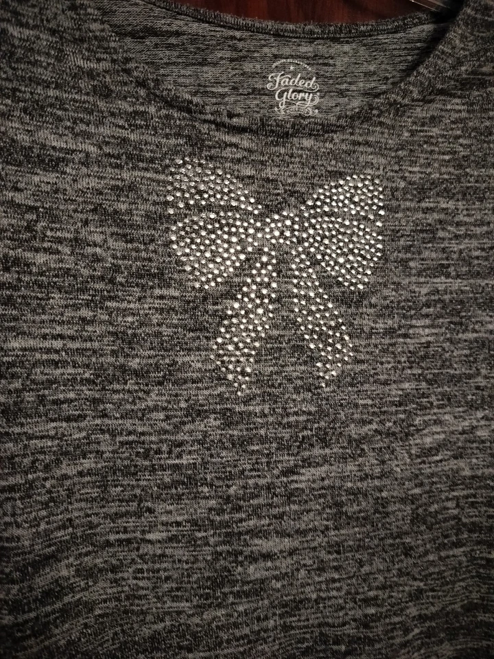 Vestido Suéter Niñas Gloria Desteñido Manga 3/4 Talla Gris 14/16 Vacaciones  Foto 2 de 4