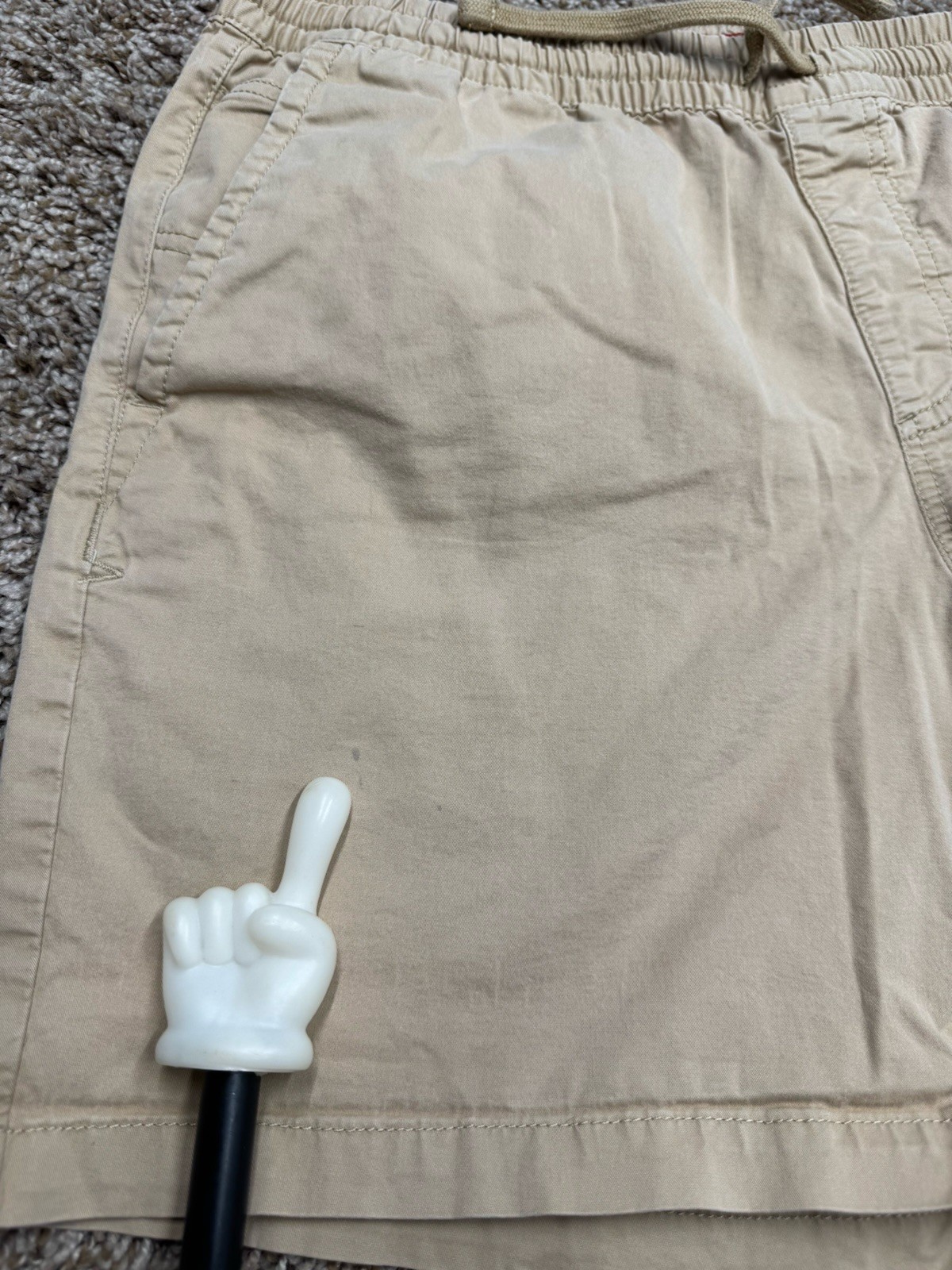 Vans Range Elastic Waist Cotton Drawstring Shorts… - image 3