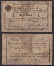 31768 - DOA / DEUTSCH-OSTAFRIKANISCHE BANK, 1 Rupie, 01.02.1916, Serie Q3. Gra