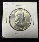 Franklin Half Dollar 1959 Denver Silver Uncirculated 50C