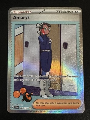 Amarys 170/131 Pokemon Prismatic Evolutions Special Illustration Card Holo NM