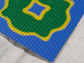 Lego 32x32 Baseplate Island and Center Lagoon Pattern Set 6270 Forbidden Island