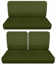 Fits 1962 To 1968 Chevy Ii Nova 2door Front 50-50 Top And Rear Bench Seat Covers