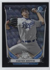 2014 Bowman Draft Chrome Black Wave Refractor Foster Griffin #CDP24 x4y