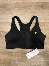 LULULEMON FRONT ZIP-UP SPORTS BRA WOMENS SIZE XL