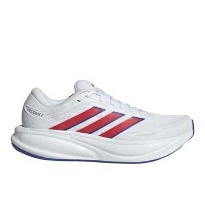 adidas Response 2 Running  Mens Red, White Sneakers Athletic Shoes KJ1751