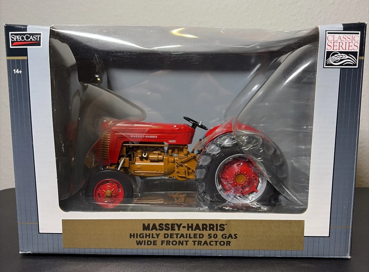 Massey Harris Tractor In Contemporary Manufacture Diecast Farm
