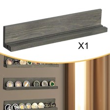 Challenge Coin Holder Wood Wall Mount Organizer for Retail Collectors Office