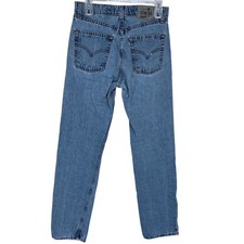 Vintage 90s Levi's Silvertab Blue Jeans 30x34 Straight Slim Men's Made in USA