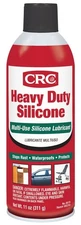 CRC Heavy Duty Silicone Lubricant, 11 Wt Oz, Clear Colorless Liquid