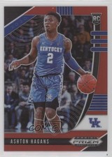 2020-21 Panini Prizm Draft Picks Red Prizm 262/299 Ashton Hagans #39 05ov