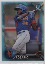 2016 Bowman Draft Chrome Top Prospects Sky Blue Refractor Amed Rosario y0i