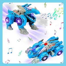 Dinosaur Transforming Car Toy Electric Toy Kids Ri Kids Intellectual Remote Cont