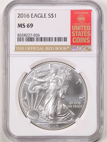 2016 1oz American Eagle MS69 NGC 8328227-026