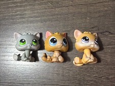 Littlest Pet Shop Lot Baby Kitten Cat 47 88 114 Orange Grey