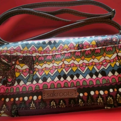 Sakroots, Smartphone Crossbody/Clutch, Ecotwill, Multicolor, Multiprint 8X5''
