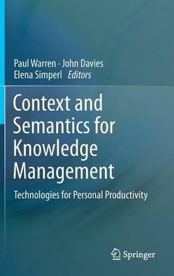 Kontext und Semantik für Wissensmanagement - 9783642195099