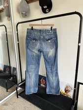 Vintage Y2K Embroidered Mek Bootcut Denim Jeans