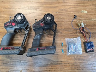 Vintage Traxxas Rc Lot Tq2 Transmitters XL1 Esc Etc Free Ship PARTS OR FIX