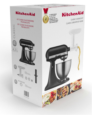 KitchenAid Küchenmaschine  Mixer 5K45SSBM mit 4,3L Ganz Metall Konstruktion 275W