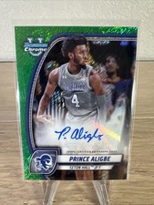 2024-25 Bowman University Chrome Prince ALIGBE Green Shimmer Refractor RC AUTO