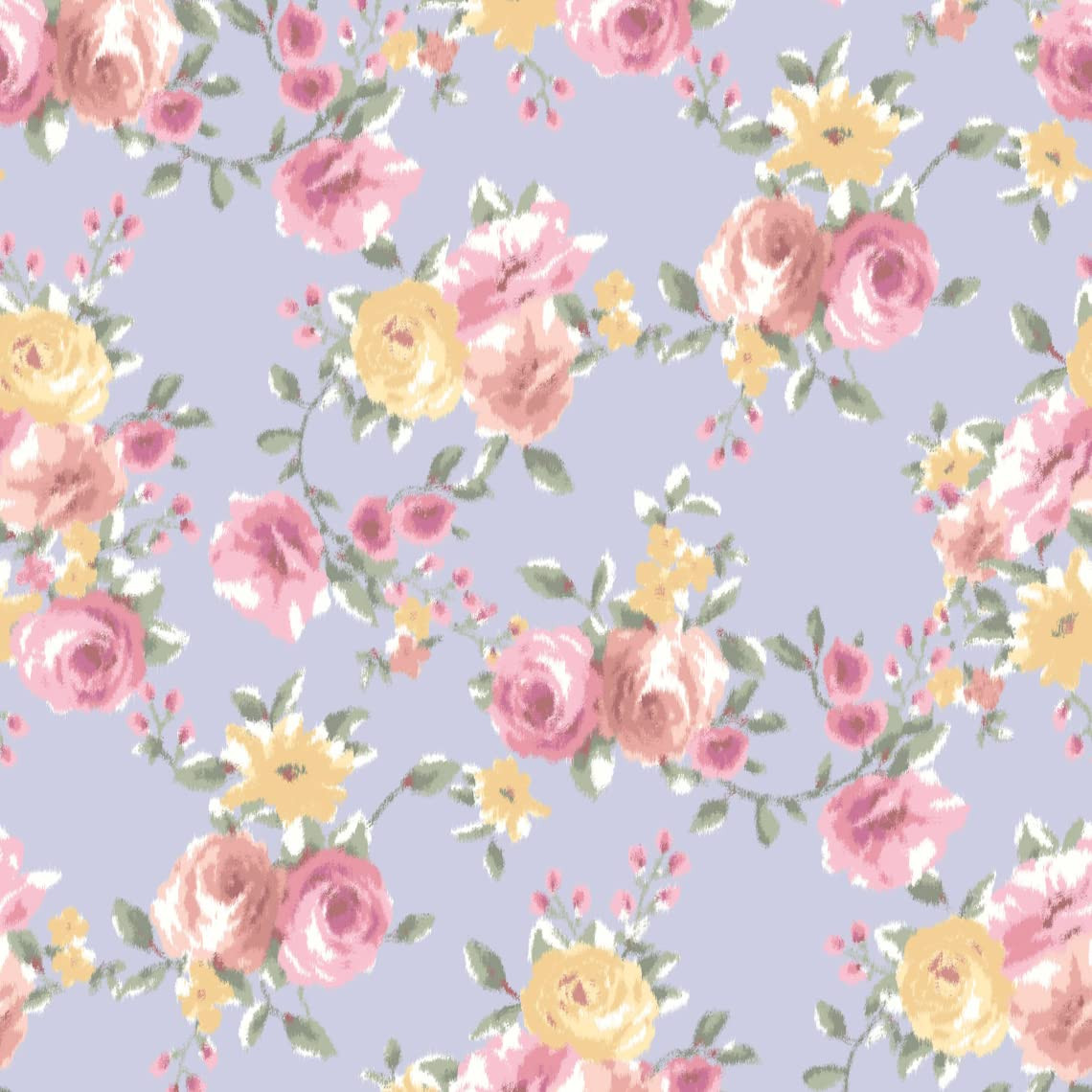 Rayon Jersey Knit Maternity Dress with 4-Way Stretch Medium Floral Print