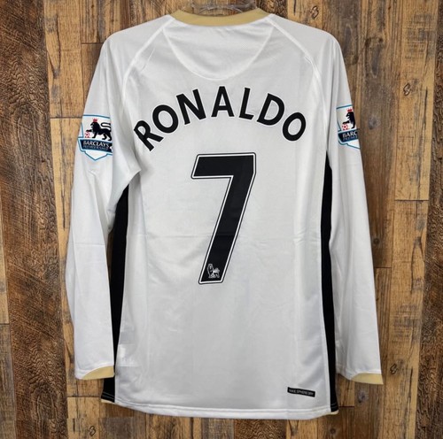 Manchester United 2007-08 Third Long Sleeve Jersey Nike RONALDO #7 Men's M