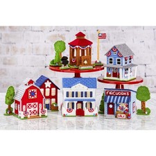Herrschners  Liberty Lane Village PC Plastic Canvas Kit