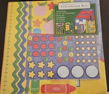 PAPER BOUTIQUE SCRAPBOOK KIT SCHOOL Theme NEW includes many items