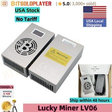 Lucky Miner LV06 Bitcoin Solo Miner 550Gh/s Crypto BTC Lottery Mining USA Stock