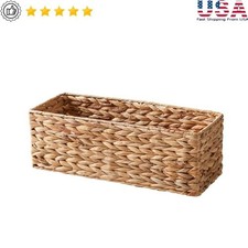 Wicker Baskets Storage Bin Organizer Basket Toilet Paper Container Holder