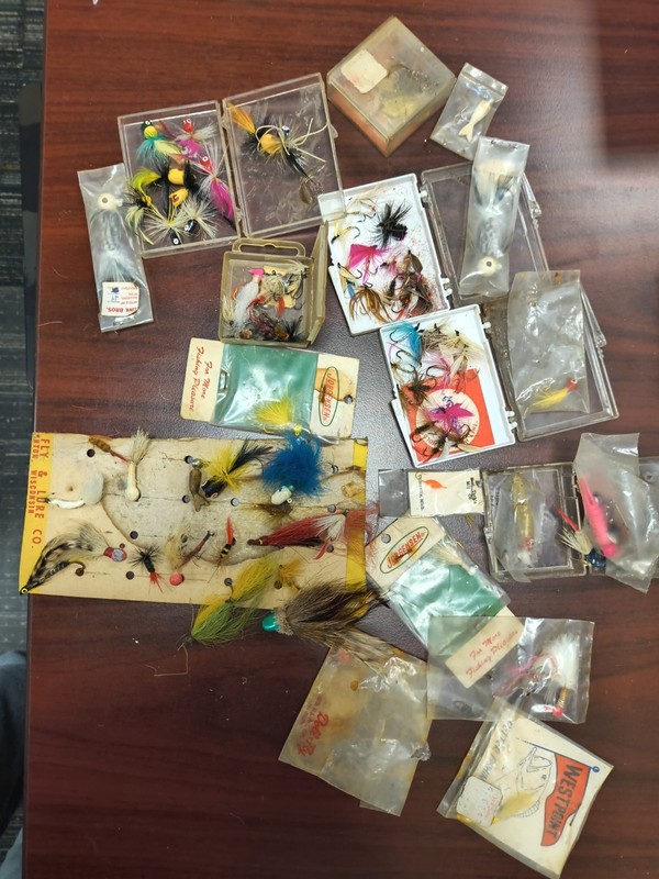 Vintage Group Of Fly Flies For Fishing