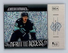 2023-24 Upper Deck Credentials Debut Ticket Tye Kartye Rookie Horizontal /599 RC