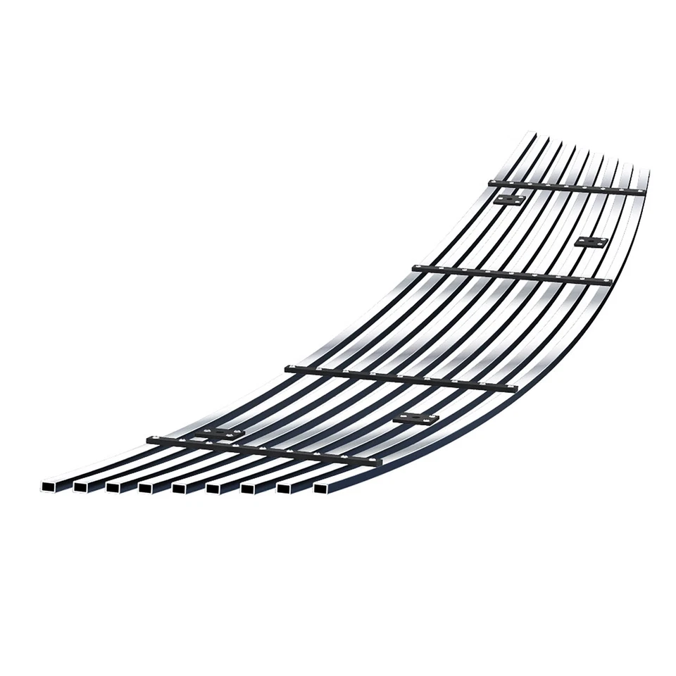 Fits 2005-2007 Ford Five Hundred Logo Cover Upper Chrome Billet Grill Insert - Image 2 of 4