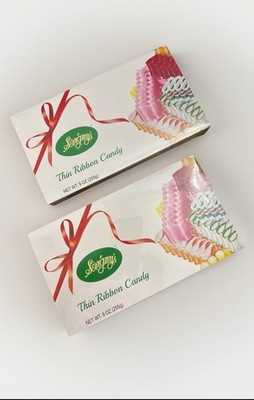 Sevigny's ~ This Ribbon Hard Candy Christmas 2-Boxes 9 oz. Each - Quality Candy