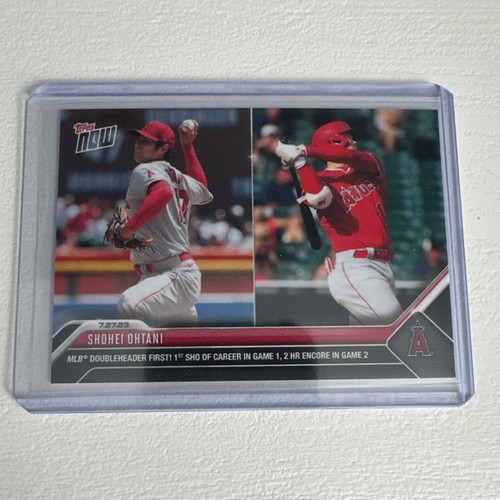 Topps 2023 Now Shohei Ohtani #625 Angels MLB Doubleheader Shutout Baseball Card