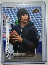 CJ Stroud 2024 Upper Deck Game Dated Moments #1 Texans Rookie Card RC - Epack